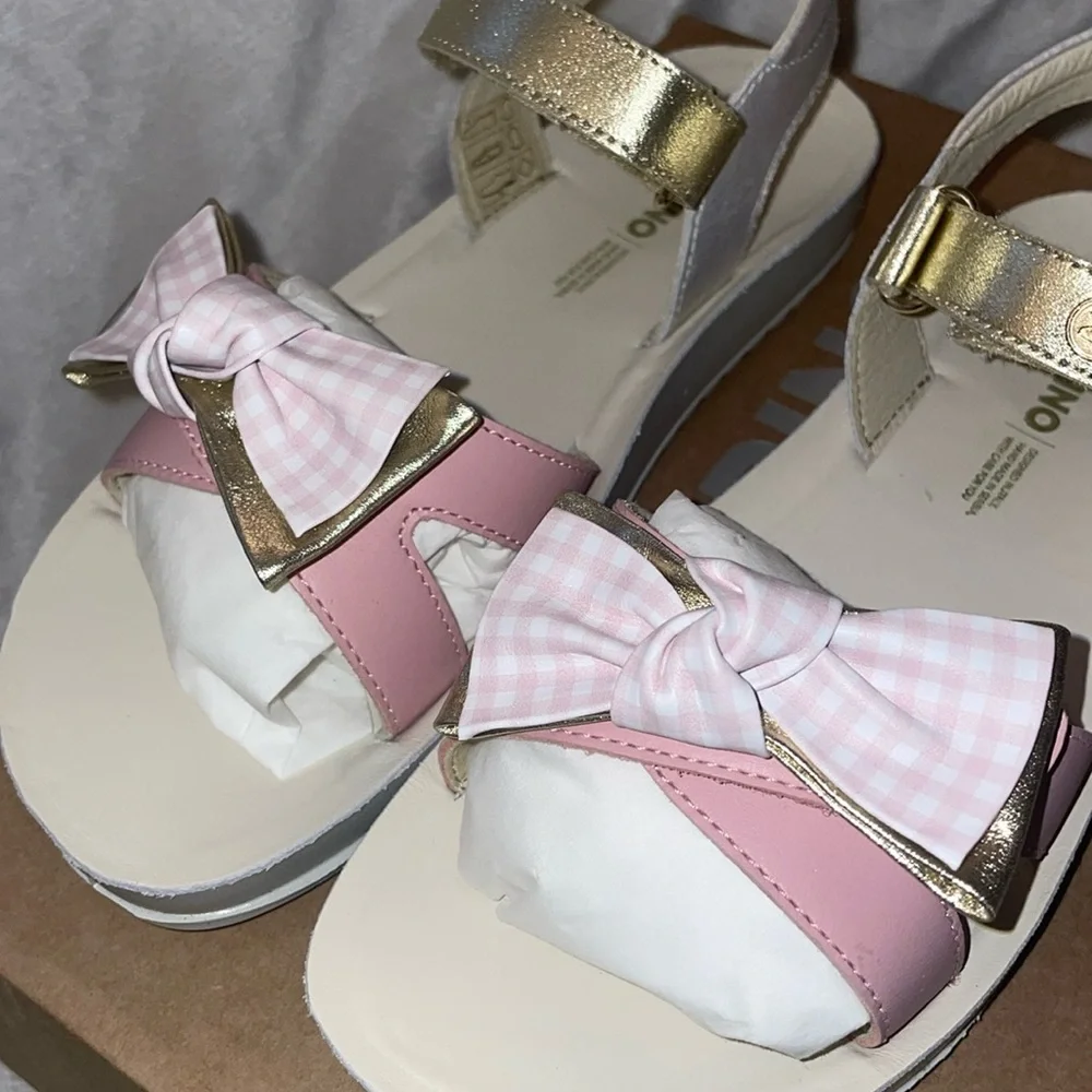 NATURINO SUMATRA Leather sandals in Pink